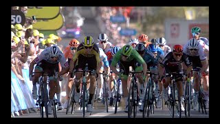 Tour de France 2020 Amazing Stage 11 sprint finish [upl. by Berfield]