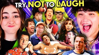 Adam Sandlers Funniest Moments  Gen Z amp Millennials Try Not To Laugh Challenge [upl. by Lewan97]