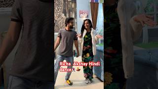 Richa Akshay ra hindi dance 💃 bollywood hindisong music ￼ song bollywoodsongs zeemusic [upl. by Ring]