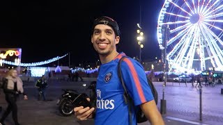 PORTER LE MAILLOT DU PSG DANS DES QUARTIERS CHAUD DE MARSEILLE [upl. by Ynatsed]