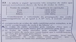 EEAR CFS1 2025 quotA tabela a seguir apresenta três estações de rádio [upl. by Guerra]