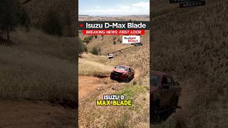 Our first look at the Isuzu DMax Blade isuzu dmax blade ute pickup offroad 4x4 [upl. by Akinak]