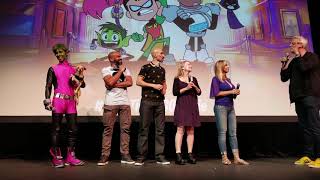 The Cast and Crew of Teen Titans GO To Ths Movies Take The Stage at Comiccon [upl. by Siravat910]