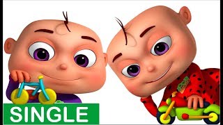 Zool Babies Making Toy Vehicles Singles  Five Little Babies  Nursery Rhymes amp Kids Songs [upl. by Suiddaht]