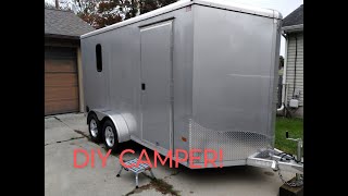 7X14 Enclosed Trailer Tour [upl. by Kovar]