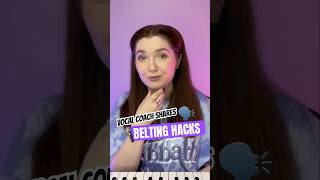 Belt Like a Pro Belting Hacks from a Vocal Coach belting vocalcoach [upl. by Upton479]