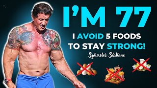 Sylvester Stallone 77 Still Looks 45 I AVOID 5 Foods to Stay Strong sylvesterstallone [upl. by Anol]