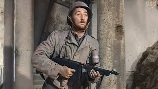 Action War  Story of GI Joe 1945  Robert Mitchum  Colorized movie  subtitles [upl. by Mccomb]