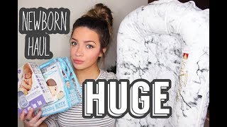 HUGE Baby Haul  Newborn Must Haves Baby Shower Gifts amp More [upl. by Refinnaej]