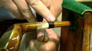 How to whip a Hickoryshafted Persimmon wood [upl. by Gilbert]