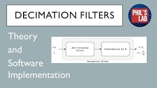 Decimation Filters  Theory and Software Implementation  Phils Lab 42 [upl. by Quent43]