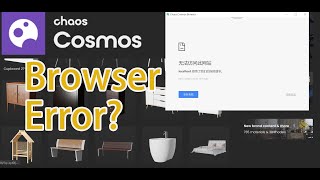 How to fix Vray 6 chaos cosmos browser not working  Errconnectionrefused  site cant reached [upl. by Nonnahsed70]