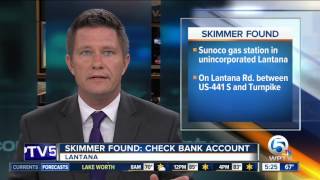 Skimmer found at Sunoco gas station near Lantana [upl. by Orman]