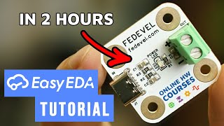 Easy amp Quick EasyEDA Tutorial  USBC Power Supply Design  Box in 2 Hours [upl. by Finer]