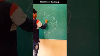 Unicorn drawing 🦄shorts art drawing easy shortsfeed youtubeshorts diy trending [upl. by Zobe]