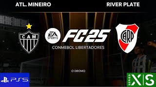 SIMULANDO  ATL MINEIRO VS RIVER PLATE FC 25 [upl. by Nnyre]