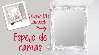 Espejo de diseño LOW COST DIY  Hazlo tú mismo [upl. by Annaiek]