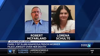 Family of Iowa prison nurse killed by inmates sues state Department of Corrections [upl. by Lark]