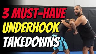 3 Underhook Takedowns That EVERYONE Should Know That Actually WORK [upl. by Ardnuhs]