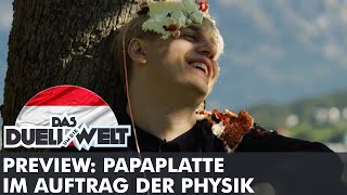 PREVIEW Sprung von der Brücke ohne Absicherung  Papaplatte im Auftrag der Physik  DUDW [upl. by Reginald]