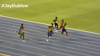 Boys U17 100m Prelims  CARIFTA Trials 2022 [upl. by Blinny]