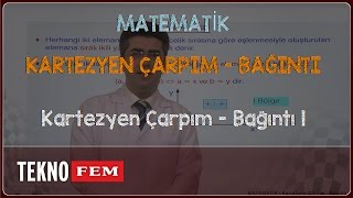 YGSLYS MATEMATİK  Kartezyen Çarpım  Bağıntı 1 [upl. by Atinahc]