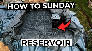 How to Size and Build a Pondless Reservoir  HOW TO SUNDAY [upl. by Emmet]