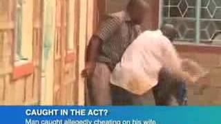 Man Caught Cheating On Wife Then Beats HerVideo [upl. by Martelli]