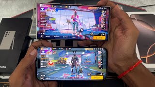 iPhone 16 Pro Max vs Samsung Galaxy S24 Ultra Unboxing 🎁 And Gaming Test Garena Free fire [upl. by Flodur853]