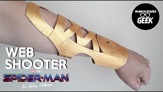 Como hacer Web ShooterLanzatelarañas o Brazalete de Spiderman No Way Home DIYTUTORIALMANUALIDAD [upl. by Naamana]