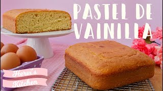 Pastel de vainilla con aceite  Básicos de repostería  Ale Hervi basicosdereposteria [upl. by Mailliwnhoj832]