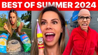 ✨NEW✨BEST OF SUMMER 2024 AMYYWOAHH TIKTOKS  1 HOUR FUNNY COMPILATION [upl. by Nivlak]