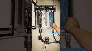 instrument jb gland TB installation and termination [upl. by Eanert]