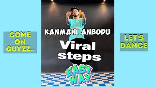 Kanmani anbodu detailing dance TUTORIAL  viral steps  Saji tarang  tarang dance company [upl. by Leroy]