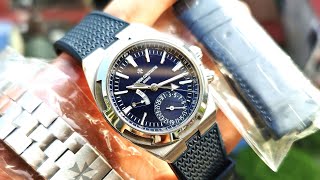 Tuyệt Phẩm Vacheron Constantin Overseas Dual Time Blue 7900V110AB334  ICS Authentic [upl. by Meingolda]