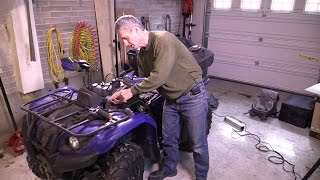 Yamaha 2005 Kodiak 400 ATV Carburetor Removal and Rebuild [upl. by Julis]