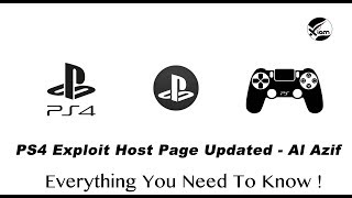 PS4 Jailbreak  Exploit Host Page Updated by Al Azif  842018  What You Need to Know [upl. by Meekahs]