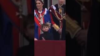 PrinceLouis STEALS Balcony appearance at Kings Coronation again funny shorts [upl. by Ientirb]