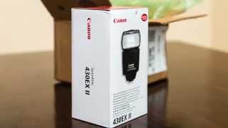 Canon Speedlite 430EX II Unboxing [upl. by Madelyn297]