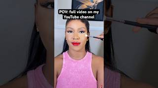 Birthday glow and glam abujamakeupartist Nigeriamakeup makeuptutorial makeuptips [upl. by Naylor]