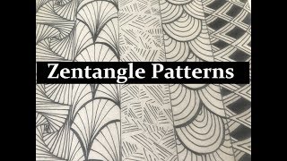 5 Zentangle Patterns For Beginners How To Draw Easy Doodle Art Tutorial Drawing Step By Step 1620 [upl. by Bolte500]