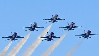 2024 Pacific Air Show  USAF Thunderbirds FULL HIGH SHOW [upl. by Adnouqal]