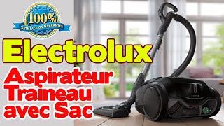 Présentation de Electrolux Aspirateur Traineau Puissant avec Sac Grande Capacité [upl. by Lonni914]