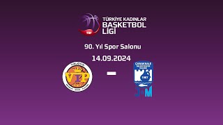 Yalova Vip  JampM Çanakkale Belediyespor TKBL 1Hafta [upl. by Aehr712]