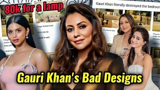 GAURI KHAN SELLING BASIC SOFA FOR 8 LAKH RUPEES BAD INTERIOR DESIGNER [upl. by Jerrine526]