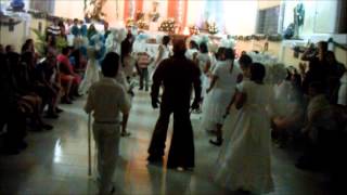 Pastoras bailando con el diablo en la Iglesia de Turitzio Michoacan [upl. by Idna88]