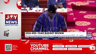 Finance Ministers Dr Amin Adam presentation of 2024 midyear budget review before Parliament [upl. by Nerac816]