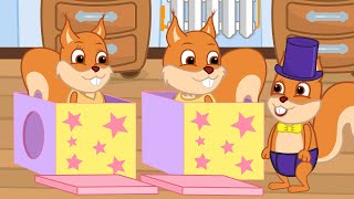 Bridie Squirrel in English  Abracadabra  Cartoon for Kids [upl. by Huberty]