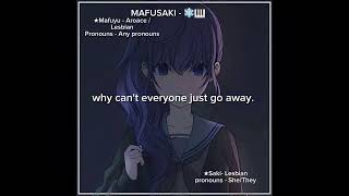 quot EXCEPT YOU quot  MAFUSAKI  PJSK [upl. by Tandi333]