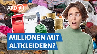 Marktcheck deckt auf Das Geschäft mit Altkleidern  Marktcheck deckt auf SWR [upl. by Cynarra192]